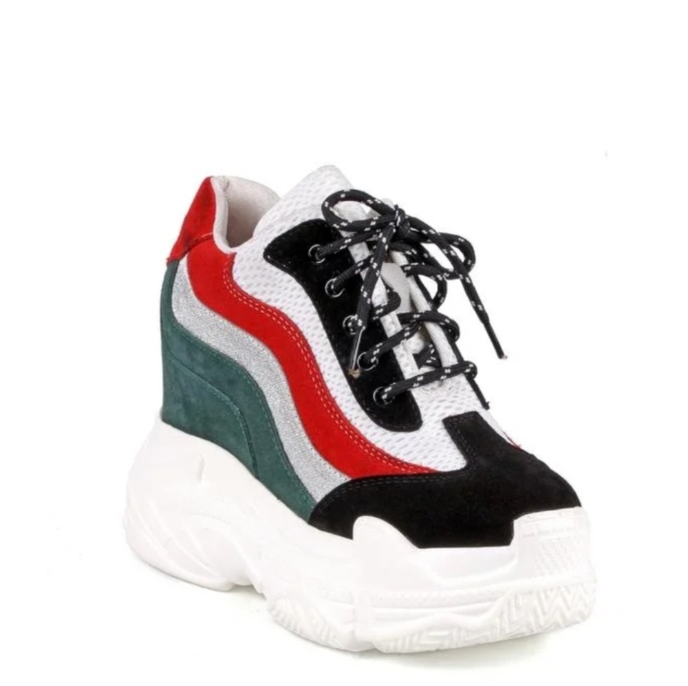 Anthony Wang‎ Colorblock Women's Platform Sneakers